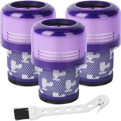 Filtres V11 pour Dyson, 3 Filtres Pour Dyson V15 V11, Remplacement Du Filtre à Vide Pour Dyson V11 V15 Sv14 Sv17 Sv22 Comparer Avec Les RéFéRences Dy - 970013-02 Et 97001302 (1/5)