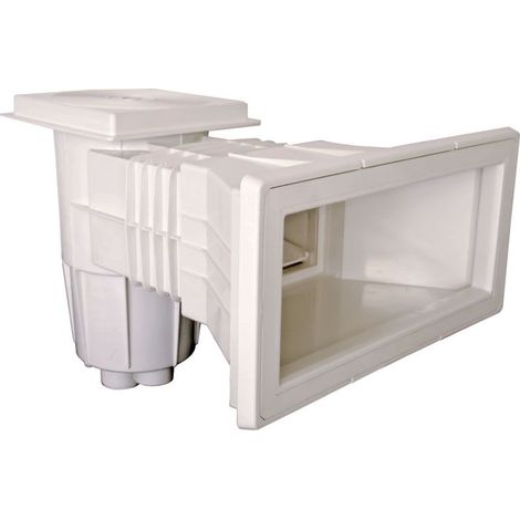 Astralpool – Skimmer de piscine grande meurtrière béton – Débit 5 m3/h – Pour piscine en béton – Couleur blanche