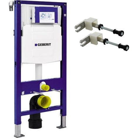 Geberit Duofix 1.12m WC Toilet Frame UP320 Sigma Cistern Wall Brackets + WC Bend (1/6)