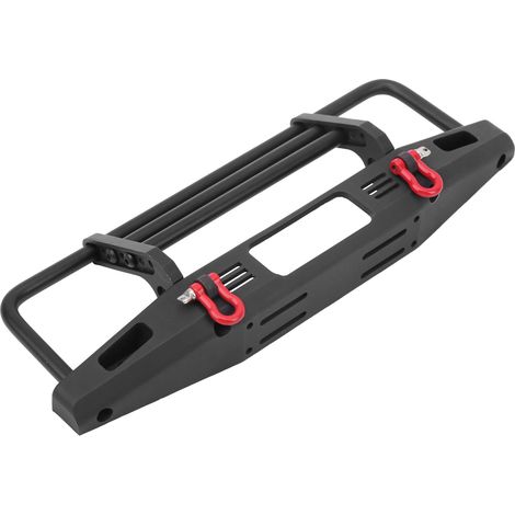 Pare-chocs avant métal LED pour TRX4 SCX10, accessoire voiture RC 1/10 avec éclairage rond (1/5)
