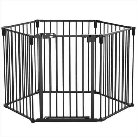 Barrière pour chien Barrière de sécurité chien pliable modulable (1/5)