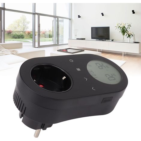 Intelligenter Wandthermostat für Heizkessel, 16 A, WLAN-Schalter, automatische Digitalanzeige, hochpräziser Thermostat, elektronische Thermostatbuchse für Aquarien, europäischer Standard 95–240 V (1/5)