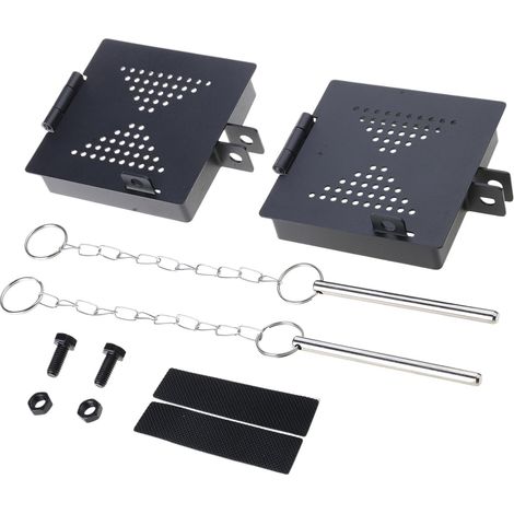 Capuchons de rechange pour pare-chocs carrés de remorque - 10,2 cm (1/4)