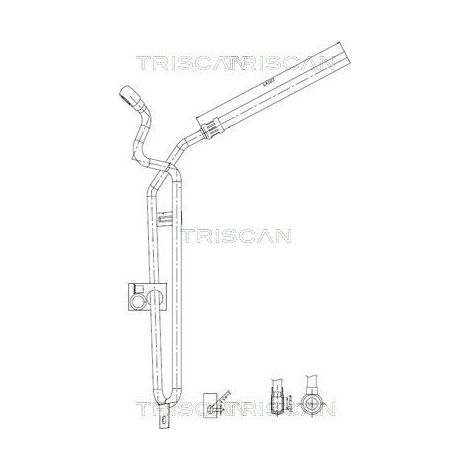 Tuyau hydraulique, direction TRISCAN 8516 11031 BMW 32 41 1 092 087