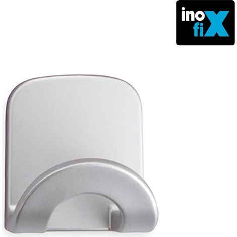 Gancio adesivo ad arco cromato 2086-8-000 Blister INOFIX