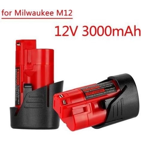 Replacement for Milwaukee 12V lithium-ion batteries and M12 cordless power tool battery packs (1/5)
