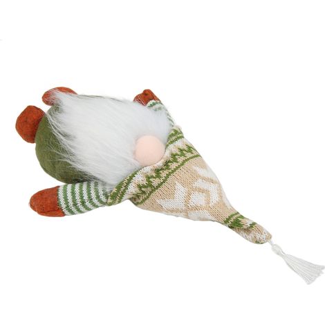 Gnome de Noël porte-bonheur, poupée douce, résistante et agréable au toucher, idéale pour la maison ou le bureau. (1/5)