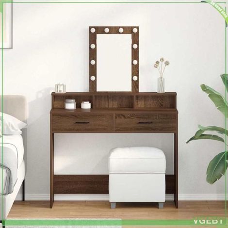 ABI Table de Toilette Marron 100 x 41 x 140 cm Bois d'ingénierie 7291712302640 (1/5)