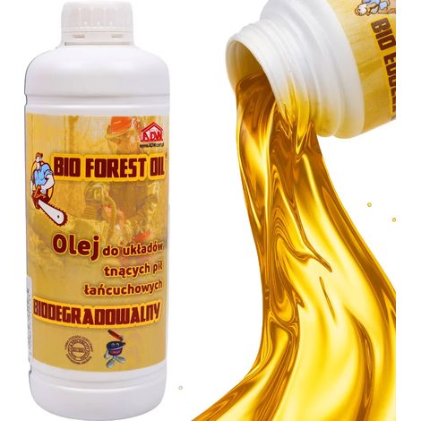 Bio Forest 1L Huile pour dents de scie, lubrification de chaîne de tronçonneuse (1/3)