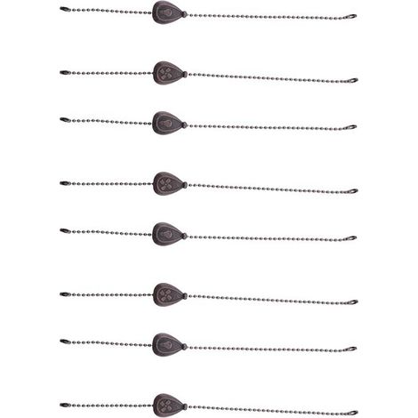 Adatto per un set di 8 luci scorrevoli per ventilatore a soffitto color bronzo, lampade a sospensione decorative scorrevoli, illuminazione e ventilatori sferici.