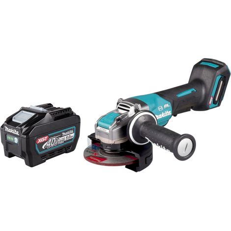 Makita GA 047 GT1 Akku Winkelschleifer 40 V max. 125 mm X-LOCK Brushless + 1x Akku 5,0 Ah - ohne Ladegerät (1/5)