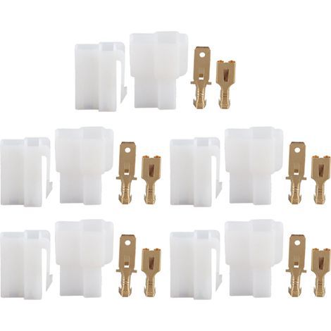 Car radio cable connector set, 2-pin Type T power plug, suitable for Kenwood (1/5)