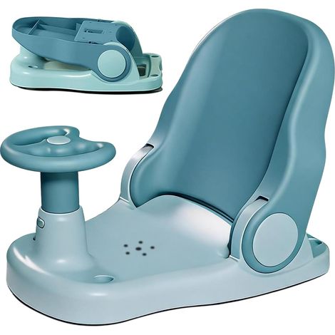 Siège de Bain pour Bébé, Antidérapant Avec Ventouses Puissantes (1/5)