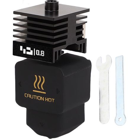Ersatz-Hotend-Kit für H2D A1, abnehmbare Düse aus gehärtetem Stahl, montierter Druckkopf, 0,8 mm/0,031 Zoll Hotend (1/5)