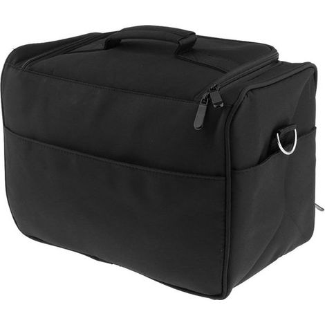 Bolsa para rizador de pelo, bolsa para herramientas de peluquería, neceser de viaje, juego de 1 pieza - Negro (1/5)