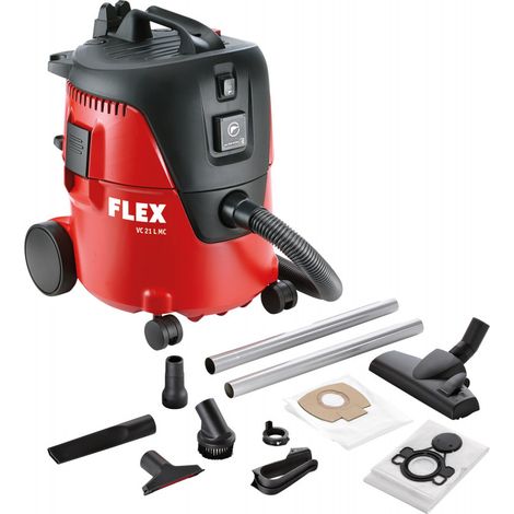Flex VC21LMC - Aspirateur eau et poussière - incl sacs filtrants (5 pièces) - 1250W - Classe L - 20L