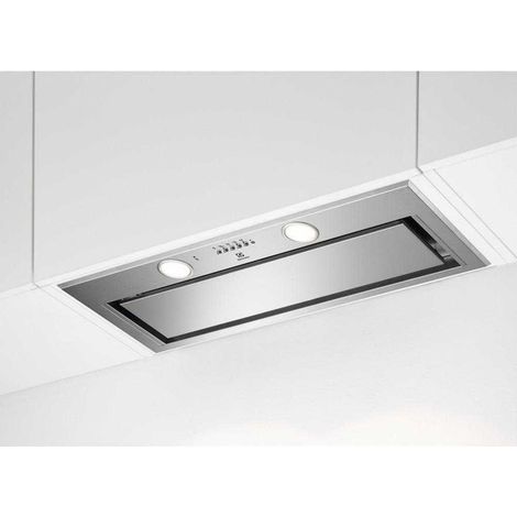 Electrolux – Hotte encastrable 580 m³/h – Acier inoxydable – 3 vitesses – Niveau sonore 67 dB – Filtre métallique lavable - LFG719X
