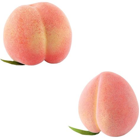 6 künstliche Pfirsiche, realistische Nachbildungen von Früchten zur Dekoration von Zuhause, Obstgeschäften, Supermärkten oder Büros (1/5)