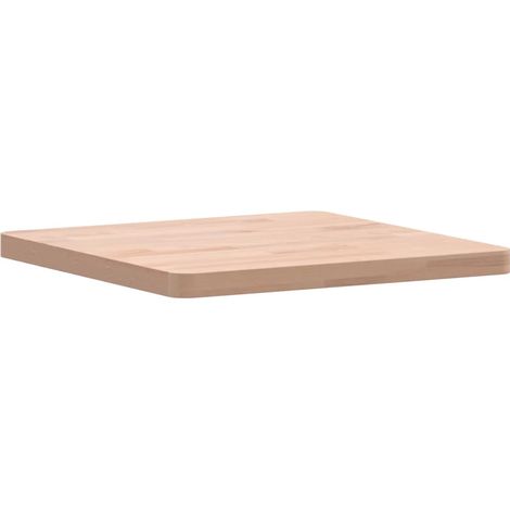 Dessus de table 40x40x2,5 carré bois massif de hêtre (1/5)