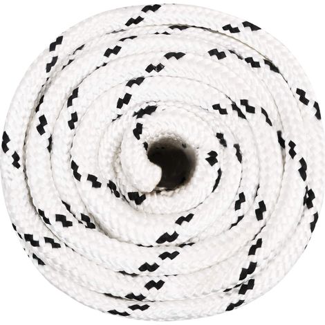 vidaXL Cuerda multiusos 20 mm 50 m Blanco Poliéster 4600 kg Carga máx. (1/2)