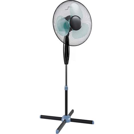 Ventilatore A Piantana Regolabile Da 100-130cm - 3 Velocità E Testa Inclinabile