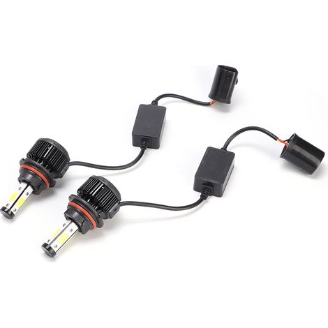 Kit de conversión de faros LED para coche 9007 (2 piezas) - Blanco frío 6000K - Luz alta/baja (1/3)