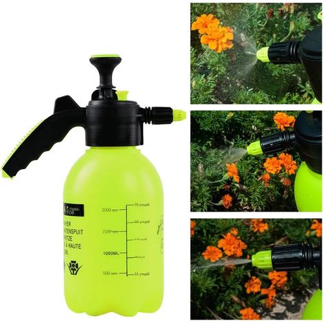 Aerosol para lavado de autos, para uso doméstico, 2 L, pulverizador neumático manual de espuma, pulverizador de espuma a presión, rociador de agua, pulverizador para lavado de autos (1/5)