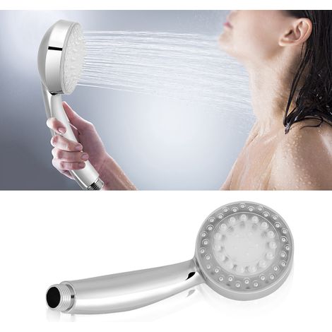 Pommeau de douche LED à 3 couleurs changeantes, avec capteur de température pour salle de bain (1/5)