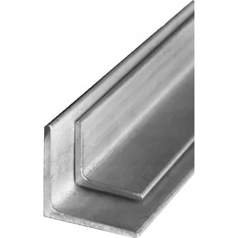 Säurebeständiger Edelstahl-Winkelverbinder 30x30x3 50cm inox (1/2)