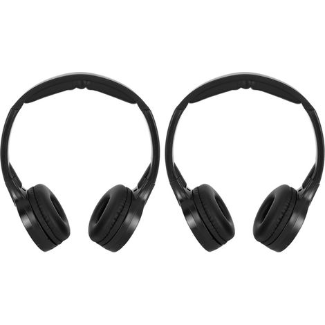Auricolari wireless, auricolari per auto, cuffie stereo wireless a infrarossi a 2 canali leggere per poggiatesta DVD. (1/5)