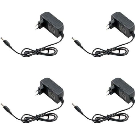 4 ALIMENTATIONS CAMERA TRANSFORMATEUR INTERRUPTEUR TRIMMERS 220V-12V 1A AMPERES