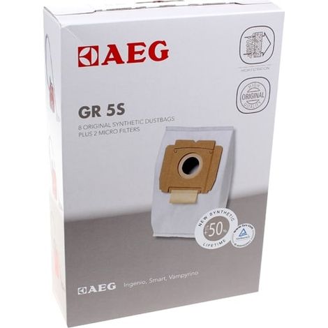 Aeg - staubsauger beutel orig gr5s vampyrino set 8 + 2mf - 9002565407 - 7321420568493