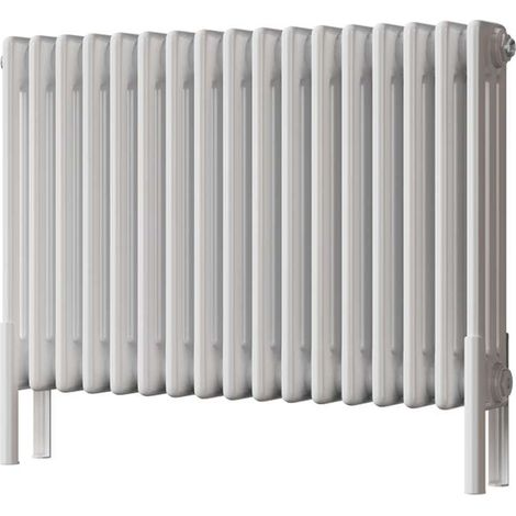 Alpha - White Column Radiator H500mm x W777mm 3 Column - Feet Included (1/3)