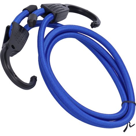 Corde à bagages multifonctionnelle de 1,5 m, extensible et réglable, idéale pour suspendre le linge de voiture en voyage. (1/5)