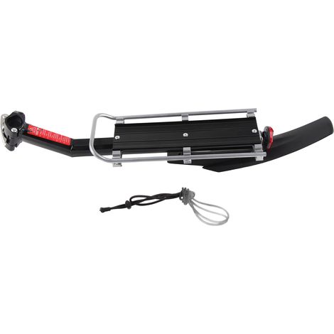 Porte-bagages vélo arrière KW-671-05, fixation tige de selle, démontage rapide, alliage, support de chargement vélo (1/5)