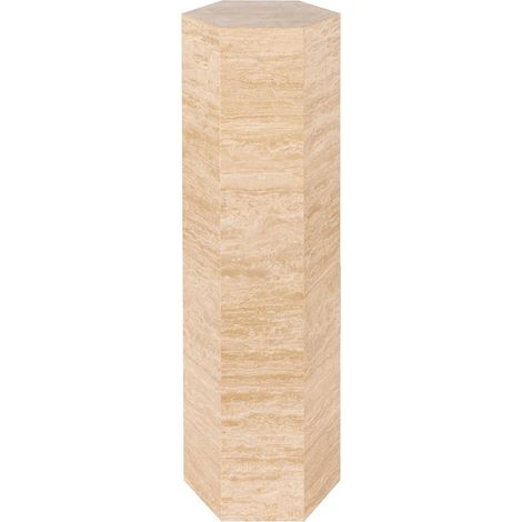 Colonne élégante en travertin naturel - Beige naturel (1/5)