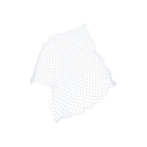 Filet de pêche nautique pour ballons, décoration de fête sur la plage (blanc)