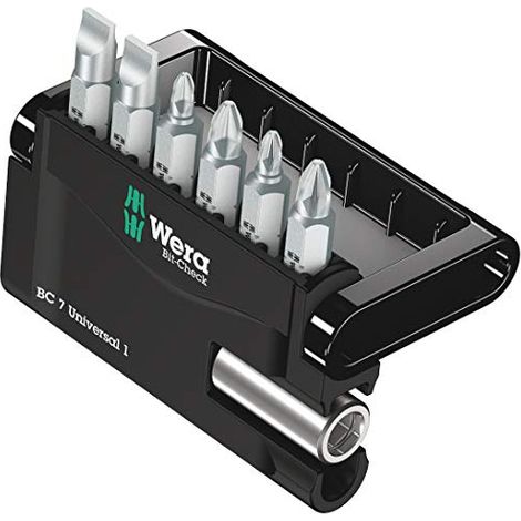 Set di inserti per avvitare WERA Bit-Check 7 Universal 1 (7 pezzi) (1/4)