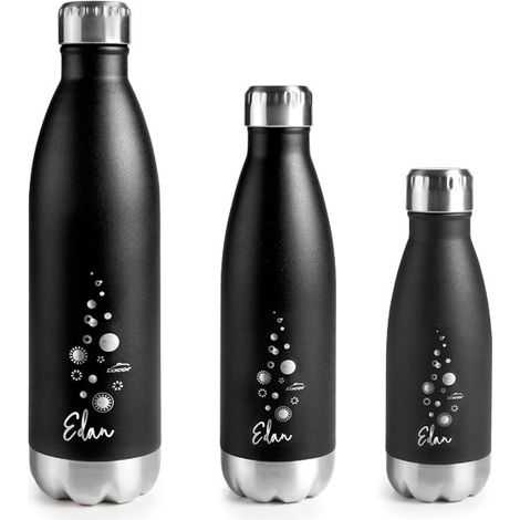 BOUTEILLE THERMO INOX EDAN NOIR - 750 ML