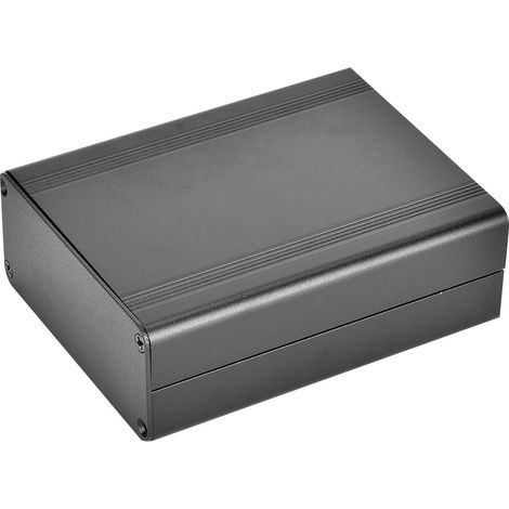 Projektbox aus Aluminiumlegierung, DIY-Gehäuse, sandgestrahlt, schwarz oxidiert, Elektronikschutzgehäuse (1/5)