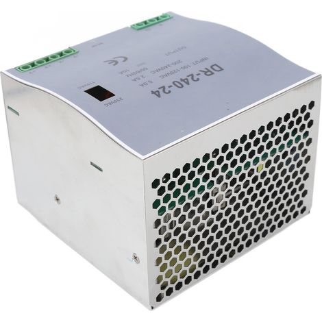 Alimentation LED régulée 240 W AC/DC, montage sur rail DIN, protection contre les surcharges, sortie 24 V (1/5)