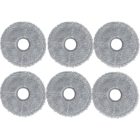 Lot de 4 Support for serpillères. Compatible for Dreame L10s Ultra / S10 / S10 Pro / X10/Compatible for Xiaomi Mijia Omni. Aspirateur Robot Tout-en-Un B101CN Mop Rag (Color : 6XX) (1/5)