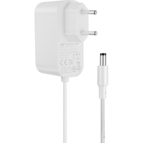 DC Alimentation 12V 3A, AC 100-240V 50 60Hz, Adaptateur secteur, Adaptateur secteur à fiche, 5.5mm2.1mm, Compatible avec caméra CCTV, TV-Box, bande LED, routeur, moniteur LCD, (1,8Meter) Blanc (1/5)
