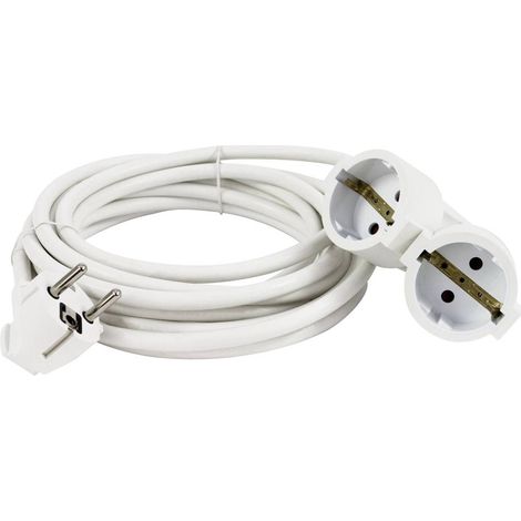 REV 0016032114 Alimentazione Prolunga 16 A Bianco 3.00 m H05VV-F 3G 1,5 mm²
