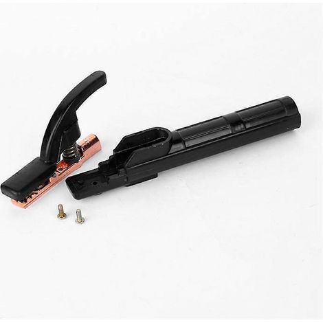 Pince à électrode 300 A pour machine à souder, robuste et résistante à la chaleur. (1/5)