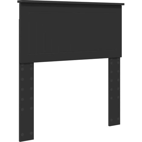 Cabecero Roble Negro Madera contrachapada vidaXL