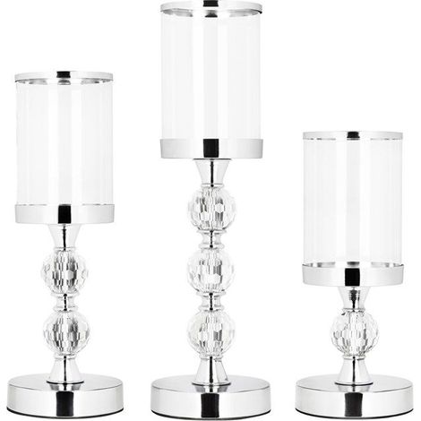 KLVGTIFS PUBougeoirs - SPRINGOS - Lot de 3 - Métal - Argent - Décoration intérieure (1/5)