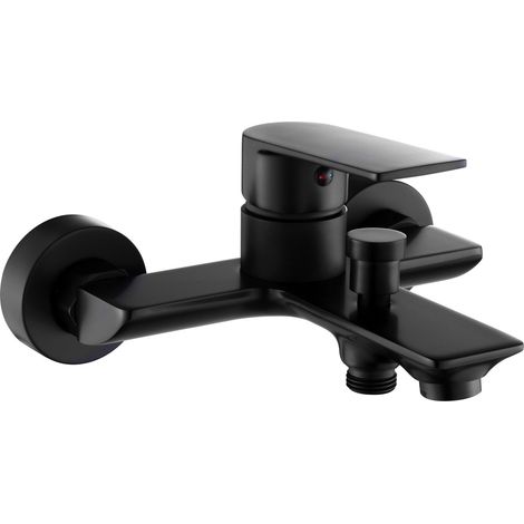 Mexen Alexa robinet de bain, Noir - 71230-70 (1/2)