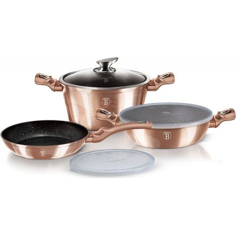 Zestaw garnków I patelni berlingerhaus BH-7047 oro rosa