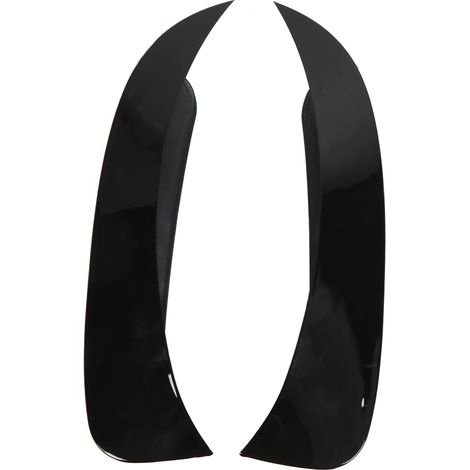 GARRYFIZH 2 ailerons de pare-chocs arrière noir brillant de remplacement pour Mercedes Classe GLA X156 GLA200 260 GLA45 AMGLine 2013-2019 (1/5)